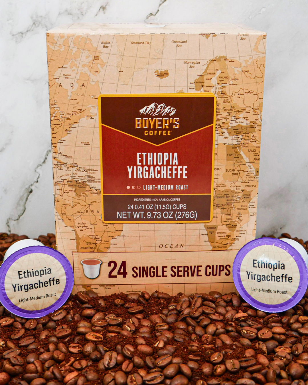 Ethiopia Yirgacheffe Single Serve Coffee 24ct.
