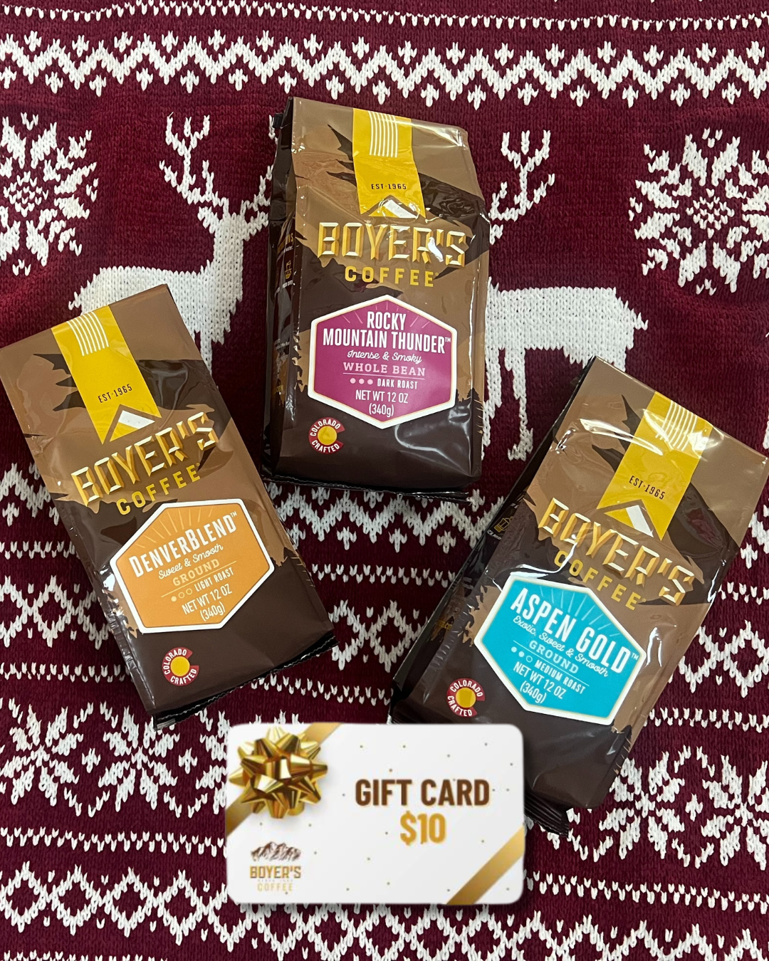 Buy Any 4 Bags, Get a FREE $10 Gift Card