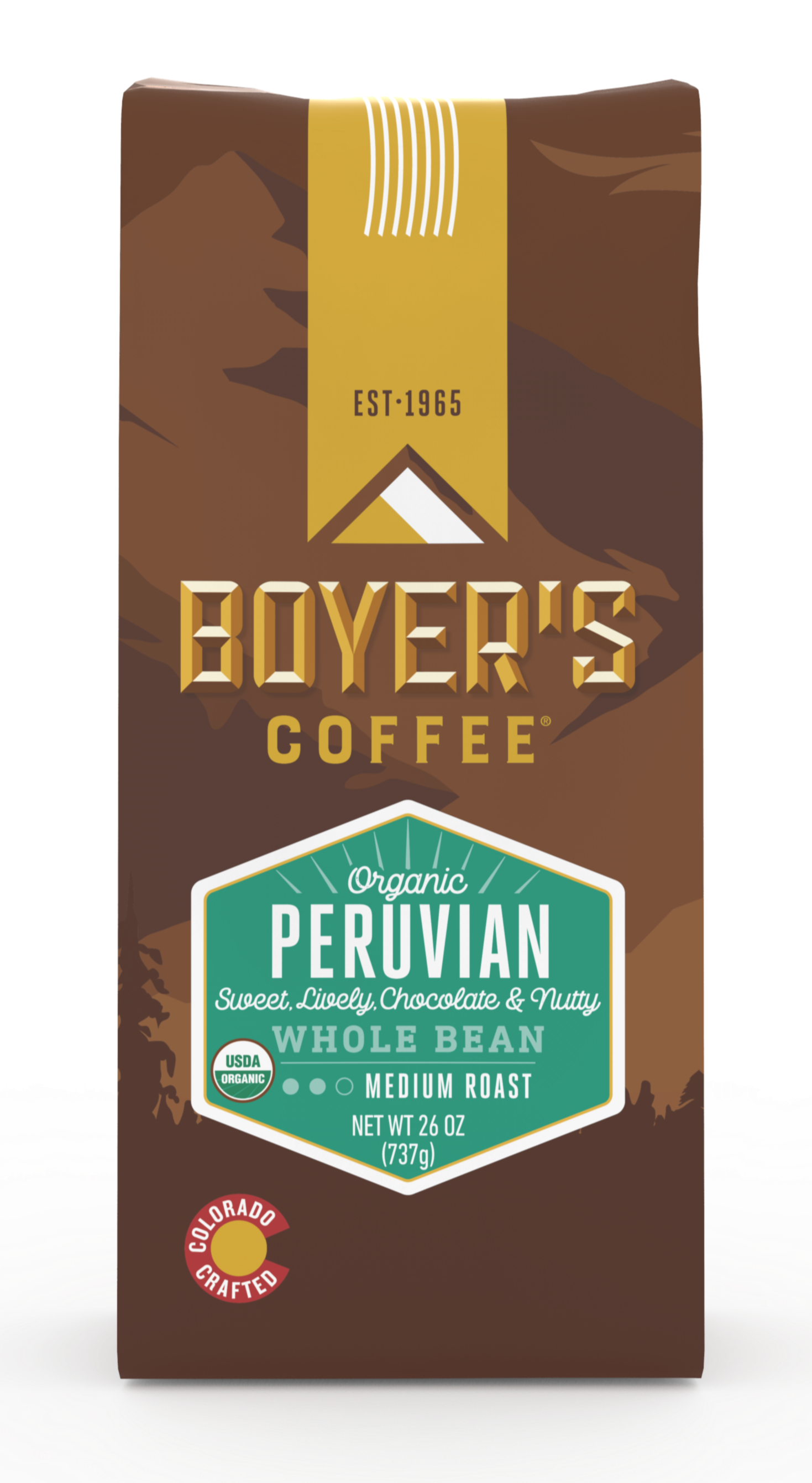 Organic Light Roast Whole Bean Coffee, The Best Espresso Beans from Peru Fair Trade, Single Origin Mycotoxin & Mold Free Fresh Peruvian Purity