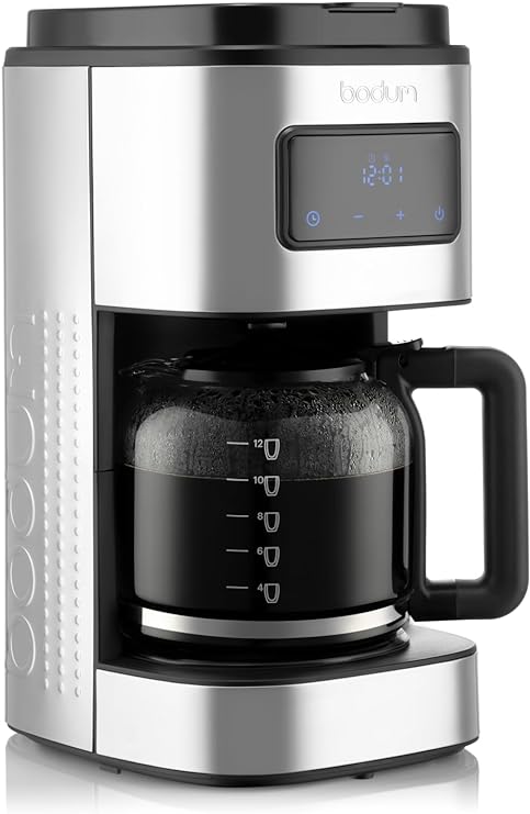 Bodum Bistro Programmable 12 Cup Coffee Maker - Stainless Steel