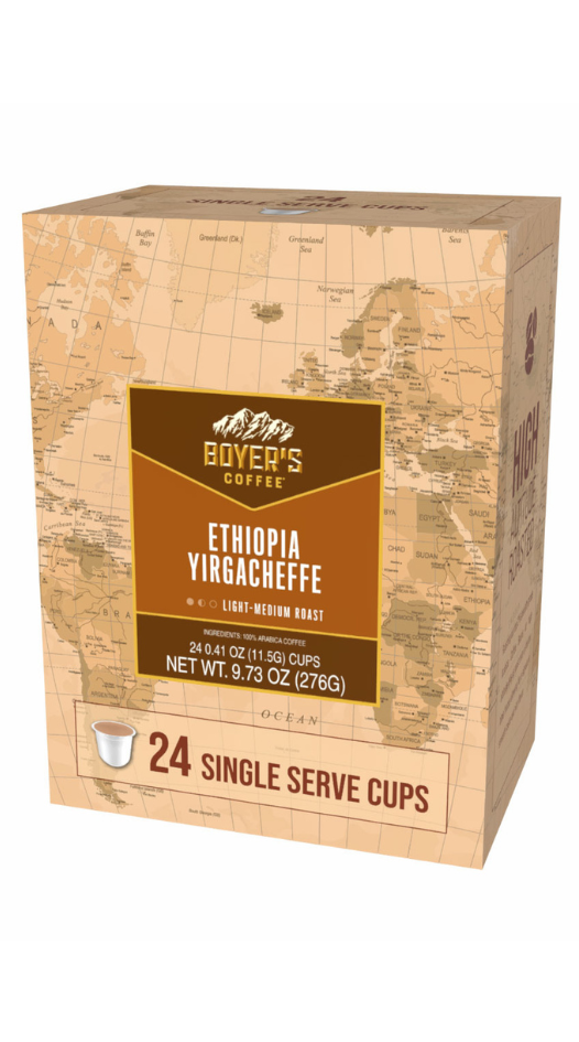 Ethiopia Yirgacheffe Single Serve Coffee 24ct.