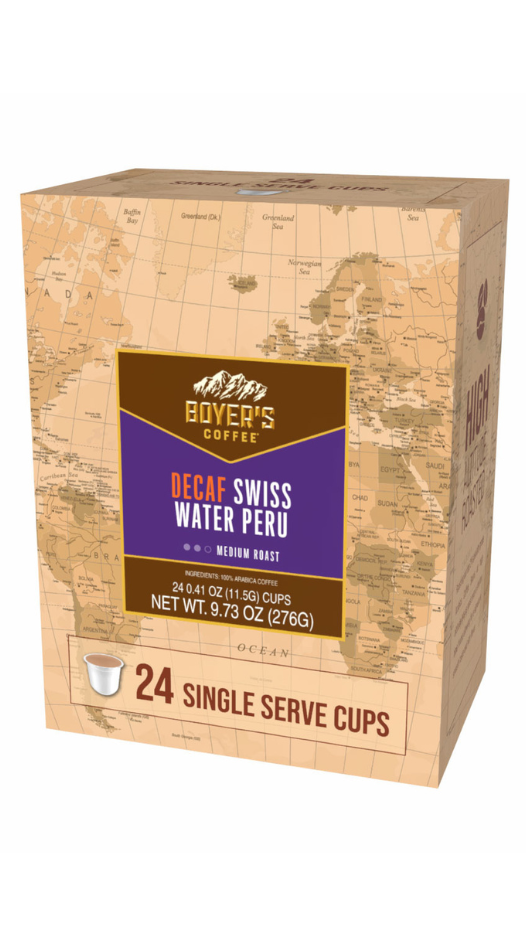 Decaf Swiss Water Peru Single Serve Coffee 24ct.