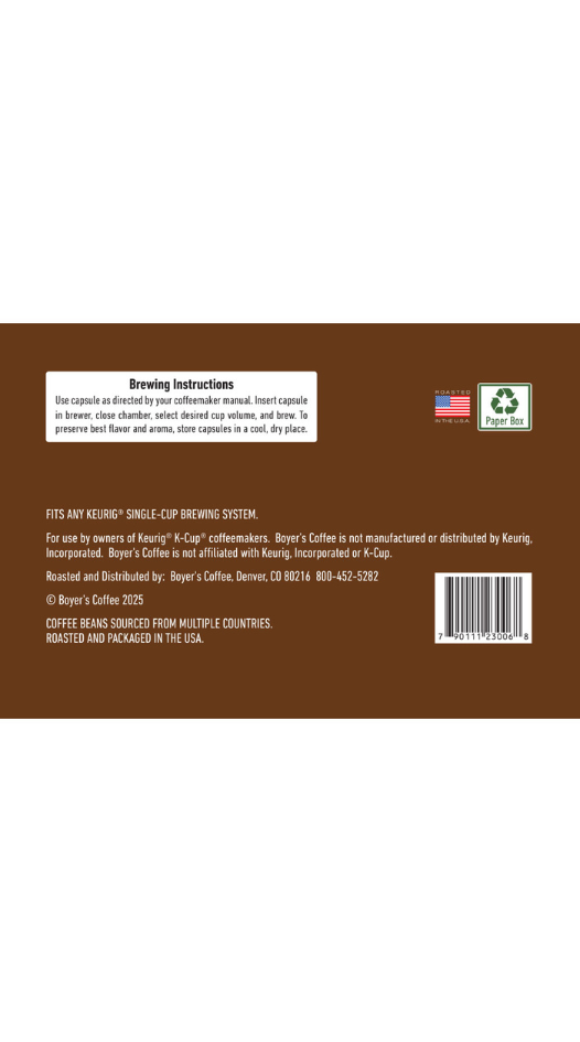 Aspen Gold Single Serve Coffee 10ct