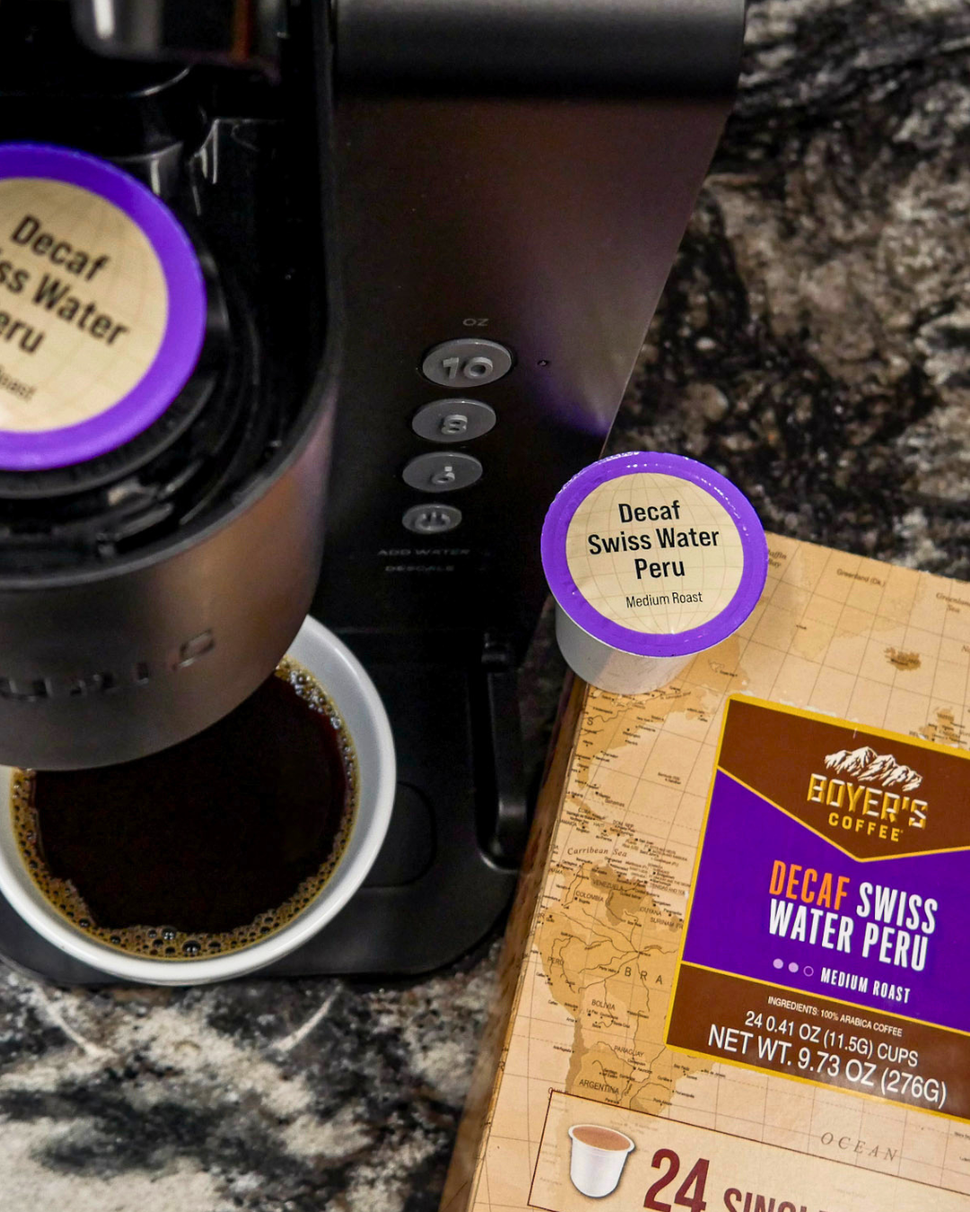 Decaf Swiss Water Peru Single Serve Coffee 24ct.