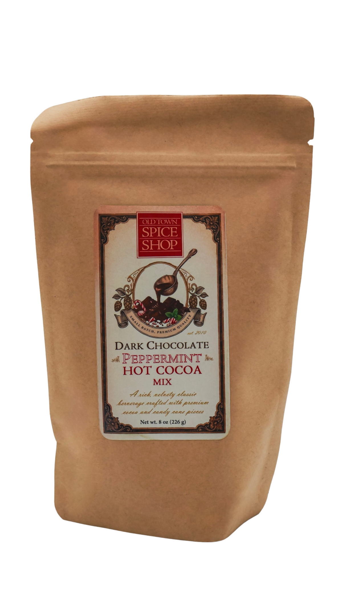Dark Chocolate Peppermint Hot Cocoa - 8oz – Boyer's Coffee