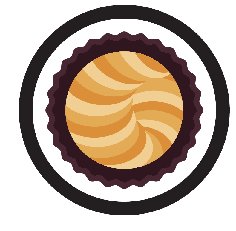 2025 Flavored Coffee Passport Sticker - Peanut Butter Cup