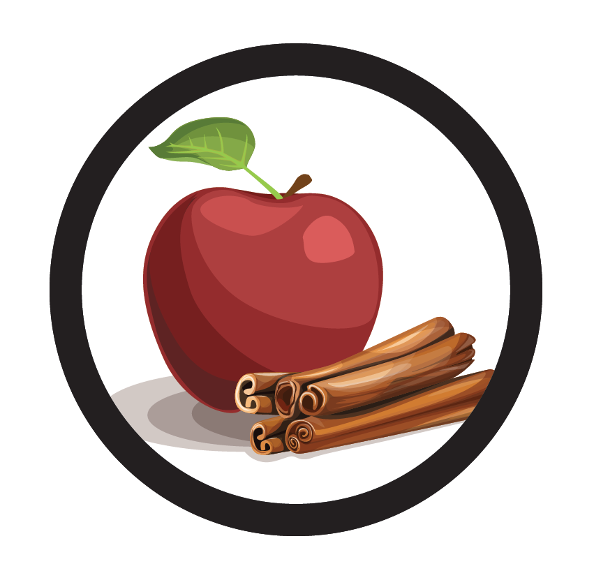 2025 Flavored Coffee Passport Sticker - Apple Spice