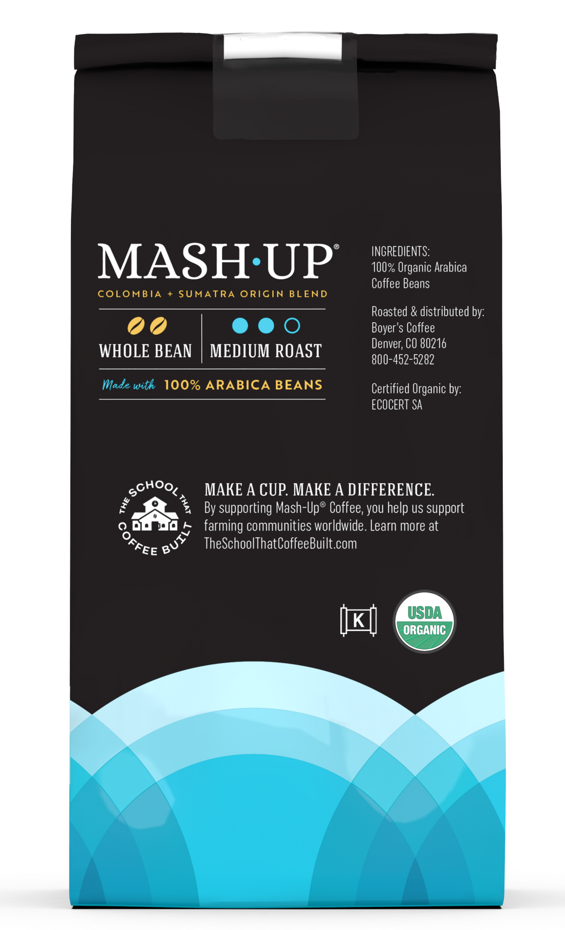 Colombia + Sumatra Mash- Up Whole Bean, 16oz