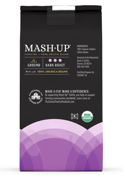 Sumatra + Peru Mash-Up Whole Bean, 16oz