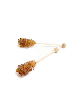 Swizzle Stick - Amber, Individually Wrapped