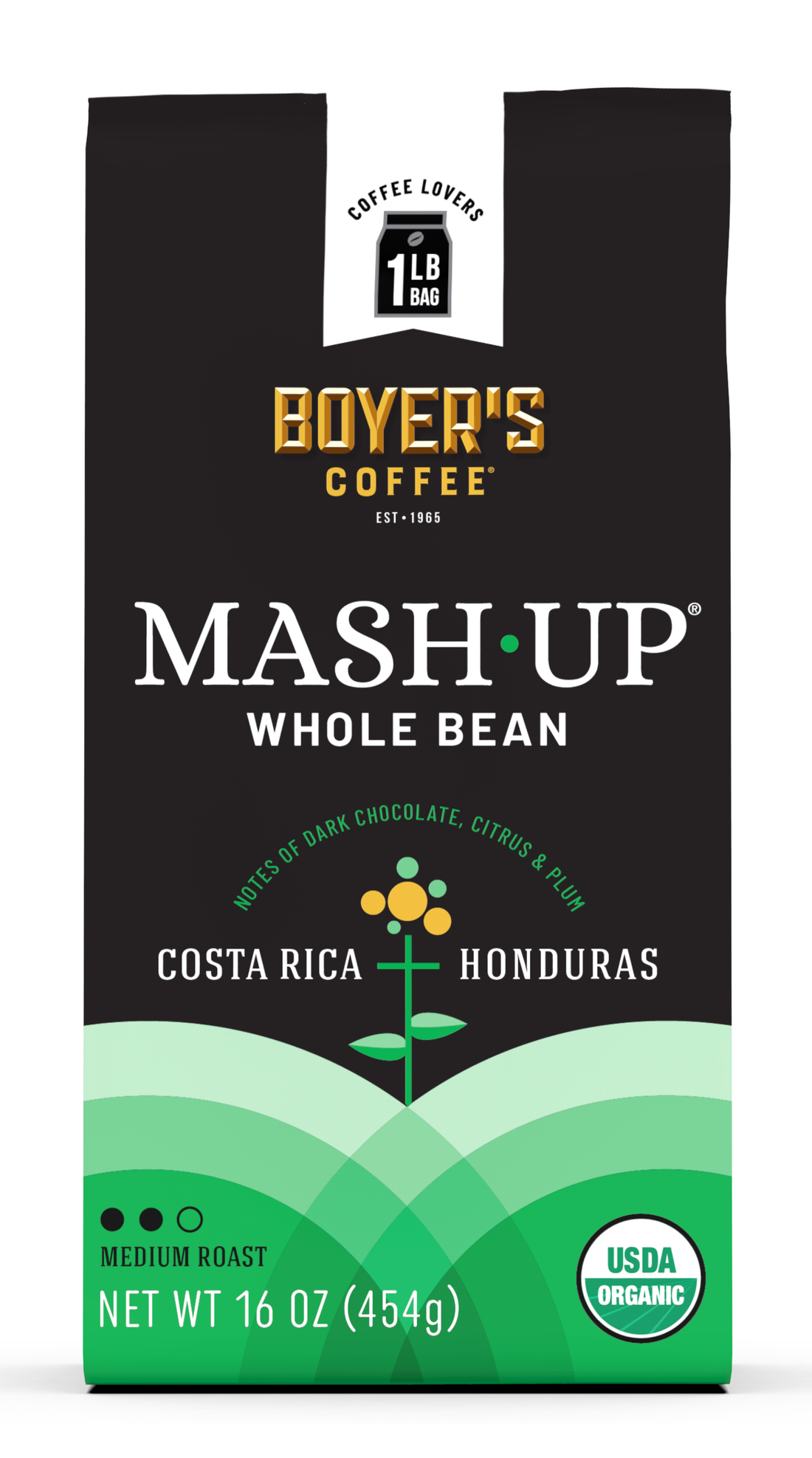 Costa Rica + Honduras Mash-Up Whole Bean, 16oz